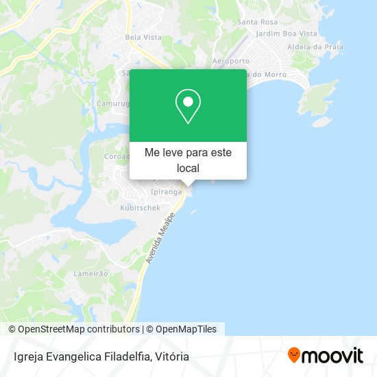Igreja Evangelica Filadelfia mapa