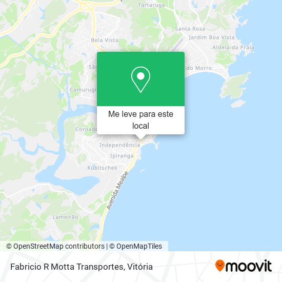 Fabricio R Motta Transportes mapa