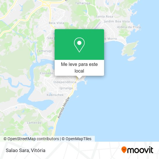 Salao Sara mapa