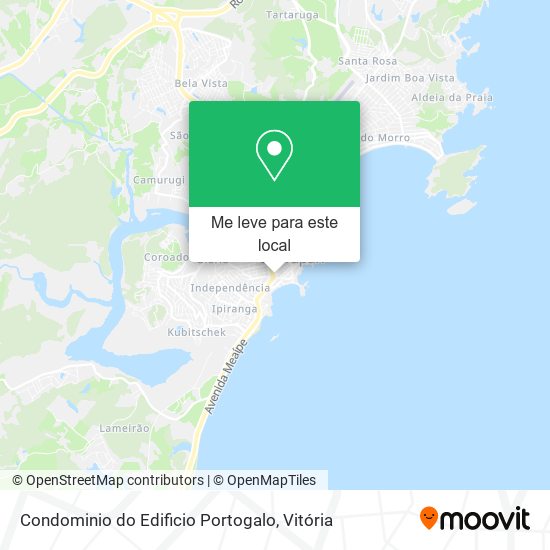 Condominio do Edificio Portogalo mapa