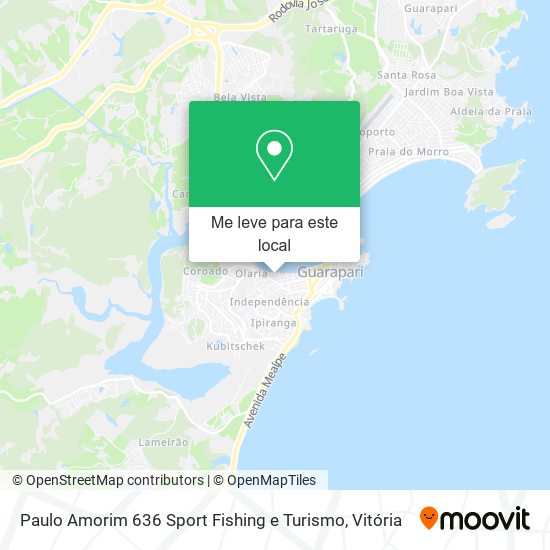 Paulo Amorim 636 Sport Fishing e Turismo mapa