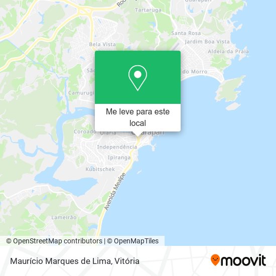 Maurício Marques de Lima mapa