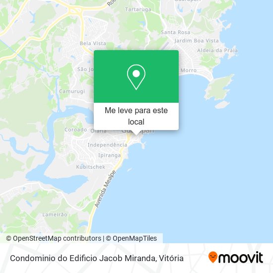 Condominio do Edificio Jacob Miranda mapa