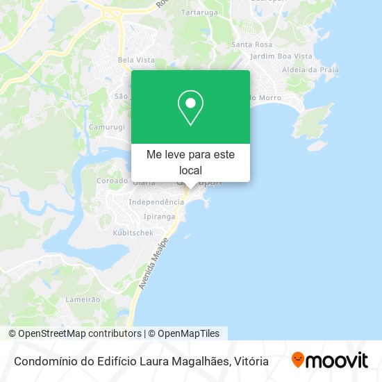 Condomínio do Edifício Laura Magalhães mapa
