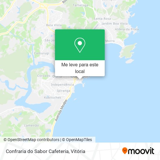 Confraria do Sabor Cafeteria mapa