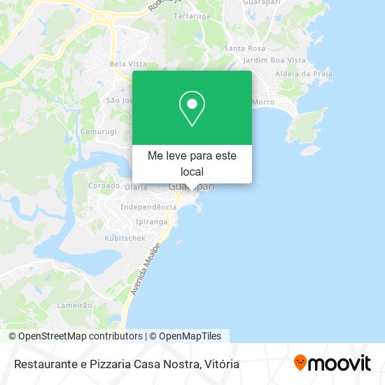 Restaurante e Pizzaria Casa Nostra mapa