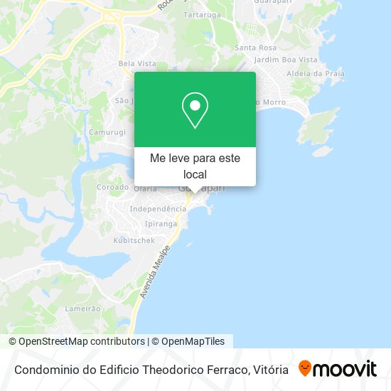 Condominio do Edificio Theodorico Ferraco mapa
