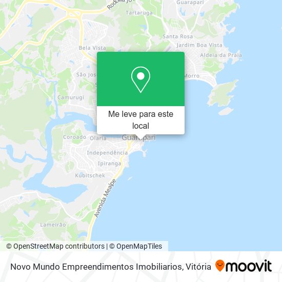Novo Mundo Empreendimentos Imobiliarios mapa