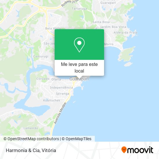 Harmonia & Cia mapa
