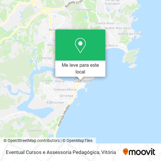 Eventual Cursos e Assessoria Pedagógica mapa