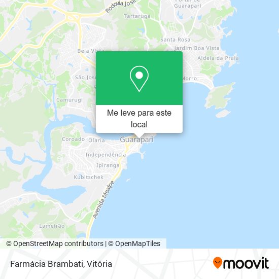 Farmácia Brambati mapa