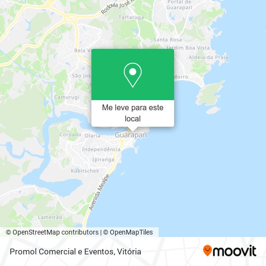 Promol Comercial e Eventos mapa