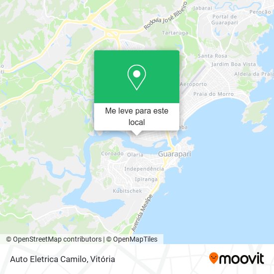 Auto Eletrica Camilo mapa