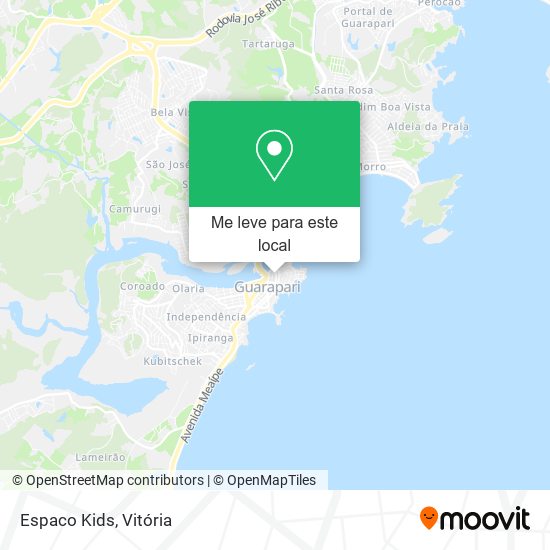 Espaco Kids mapa