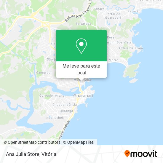 Ana Julia Store mapa