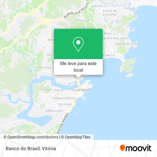 Banco do Brasil mapa