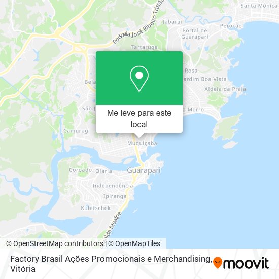 Factory Brasil Ações Promocionais e Merchandising mapa