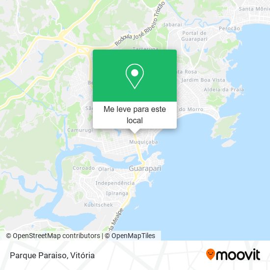 Parque Paraiso mapa