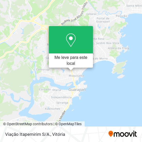 Viação Itapemirim S/A. mapa