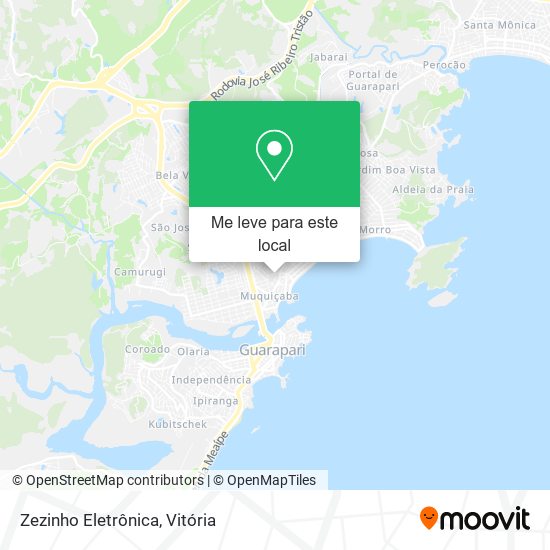 Zezinho Eletrônica mapa