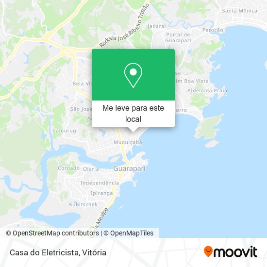 Casa do Eletricista mapa