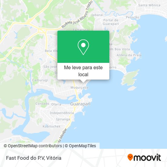 Fast Food do P.V mapa