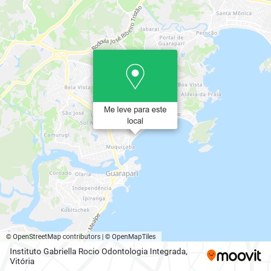 Instituto Gabriella Rocio Odontologia Integrada mapa