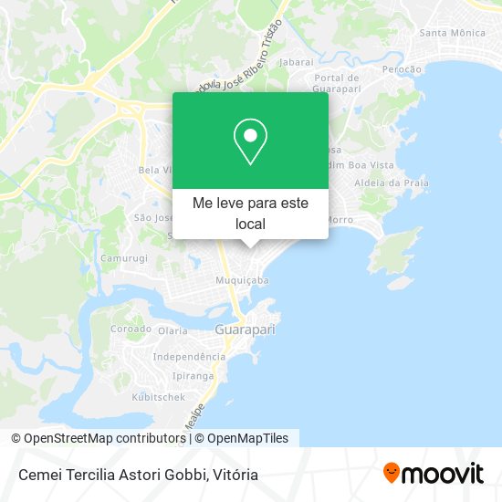 Cemei Tercilia Astori Gobbi mapa