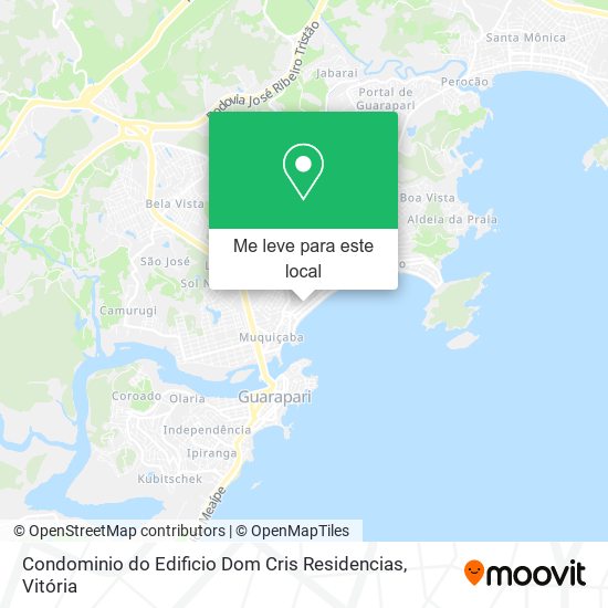 Condominio do Edificio Dom Cris Residencias mapa