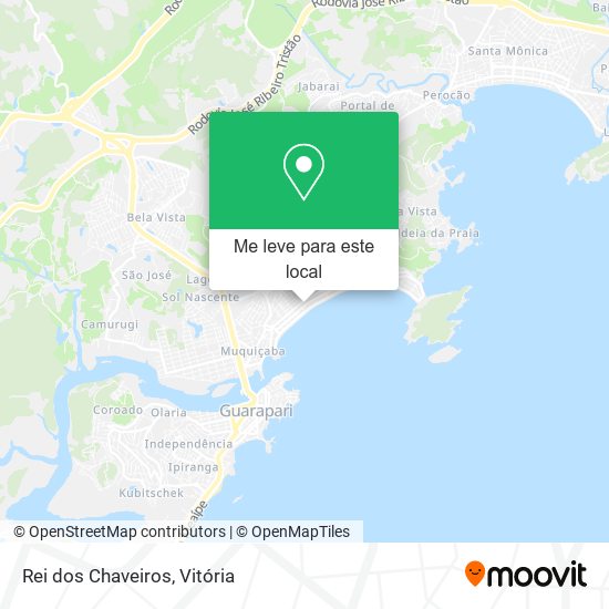 Rei dos Chaveiros mapa