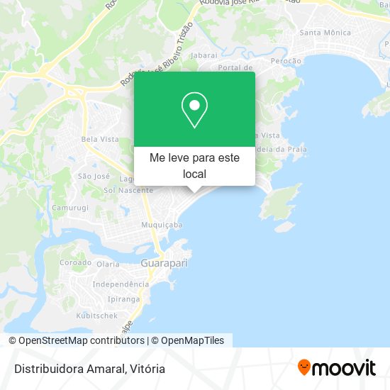 Distribuidora Amaral mapa