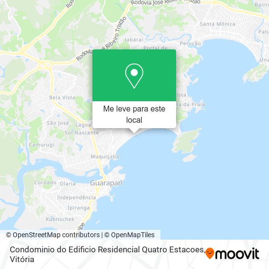 Condominio do Edificio Residencial Quatro Estacoes mapa
