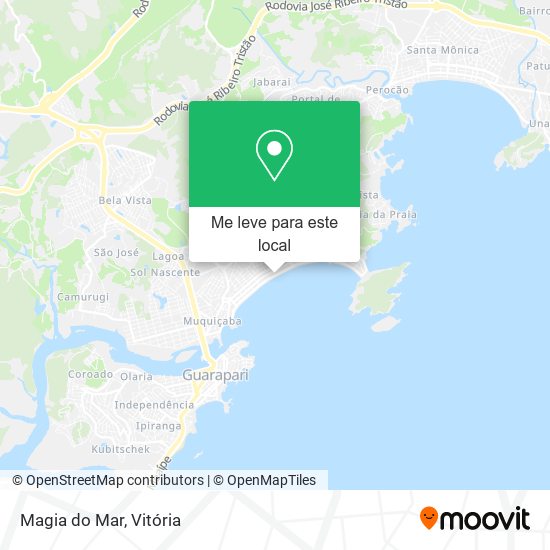 Magia do Mar mapa