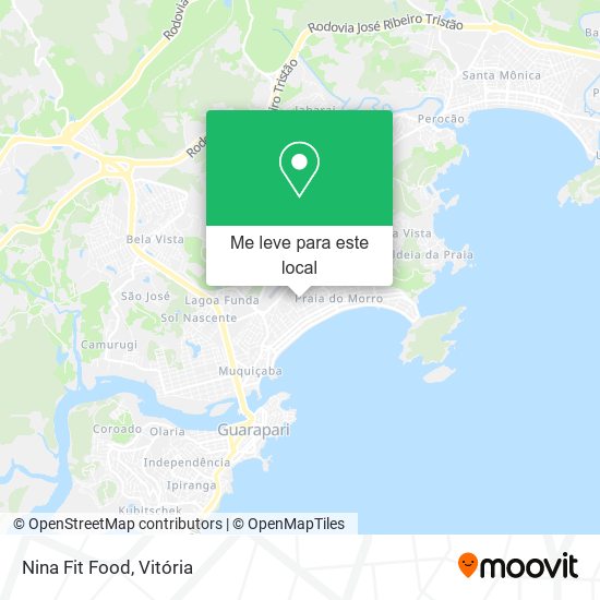 Nina Fit Food mapa