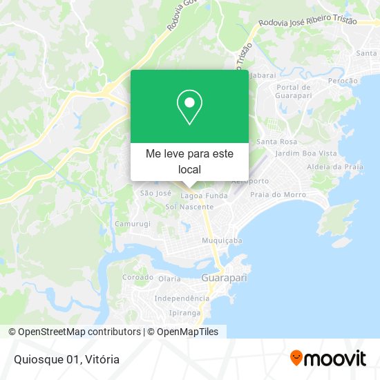 Quiosque 01 mapa