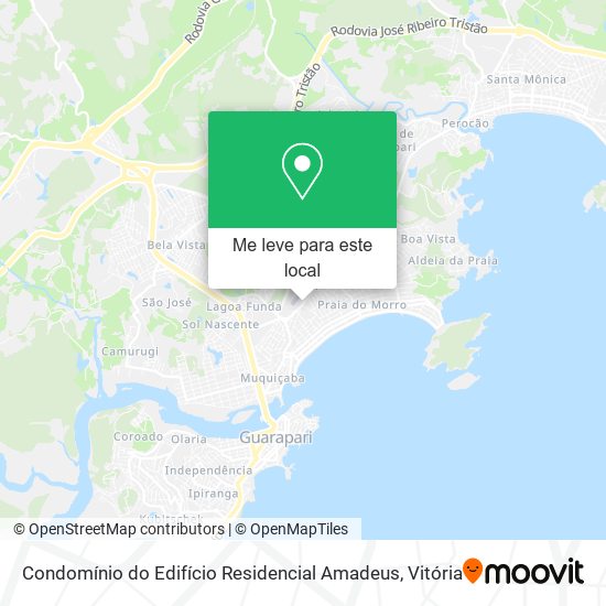 Condomínio do Edifício Residencial Amadeus mapa