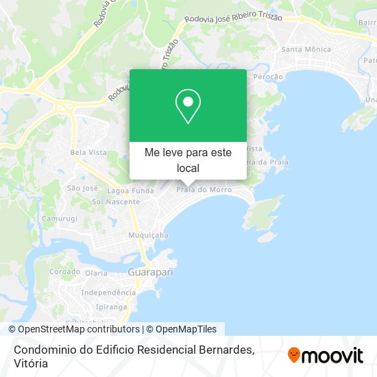 Condominio do Edificio Residencial Bernardes mapa