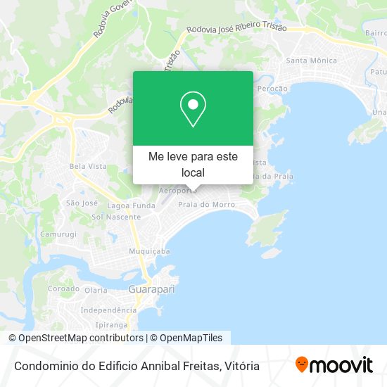 Condominio do Edificio Annibal Freitas mapa