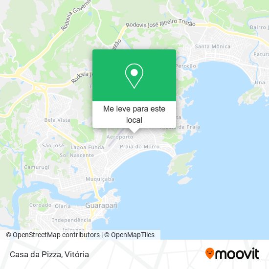 Casa da Pizza mapa