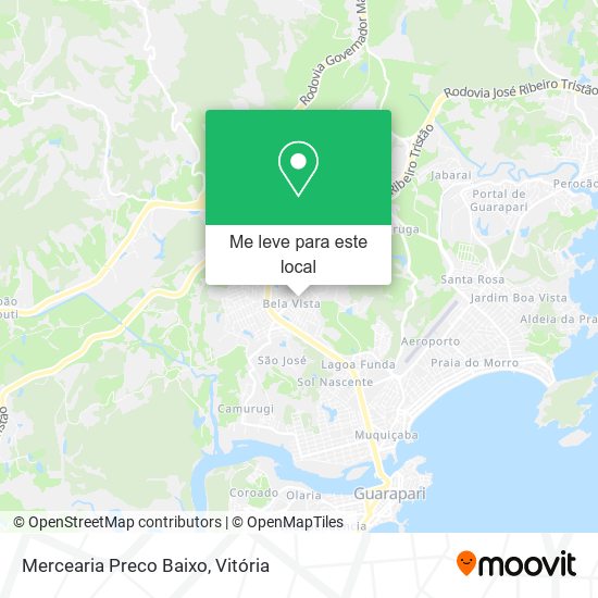 Mercearia Preco Baixo mapa