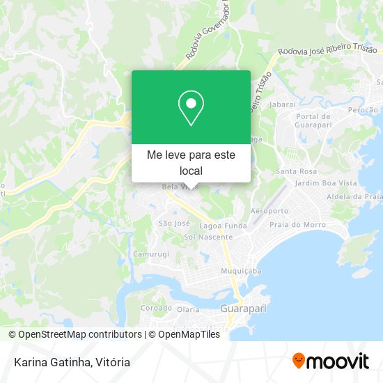 Karina Gatinha mapa