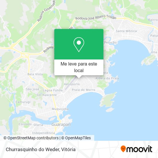 Churrasquinho do Weder mapa