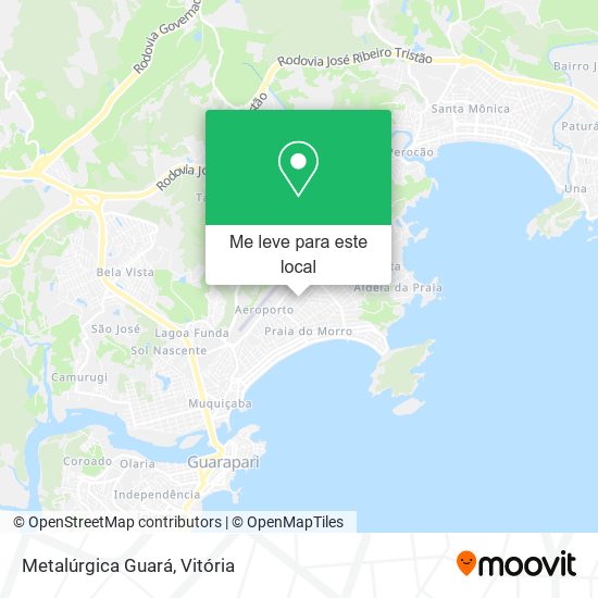 Metalúrgica Guará mapa