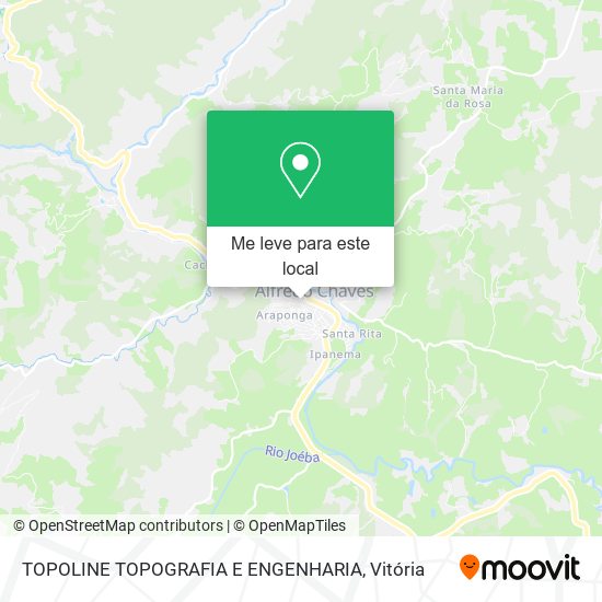 TOPOLINE TOPOGRAFIA E ENGENHARIA mapa
