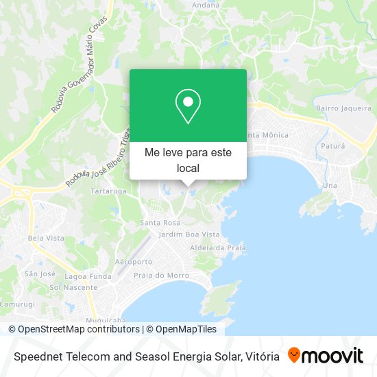 Speednet Telecom and Seasol Energia Solar mapa