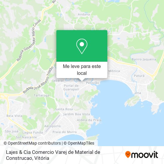 Lajes & Cia Comercio Varej de Material de Construcao mapa