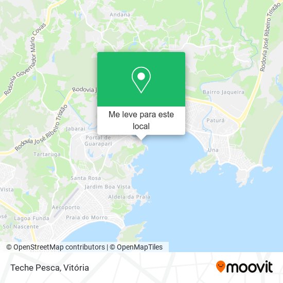 Teche Pesca mapa
