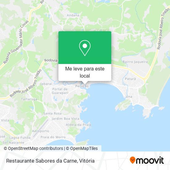 Restaurante Sabores da Carne mapa