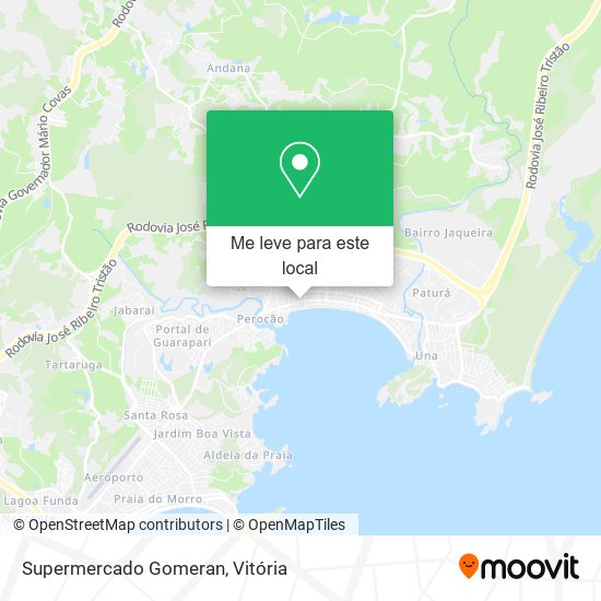 Supermercado Gomeran mapa