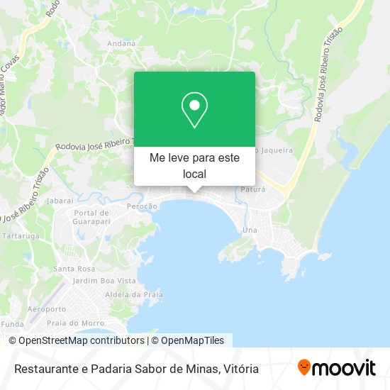 Restaurante e Padaria Sabor de Minas mapa